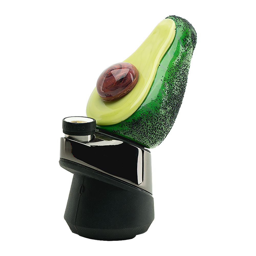Empire Glassworks Avocadope Attachment Set for Puffco Peak Series | Unit In Use