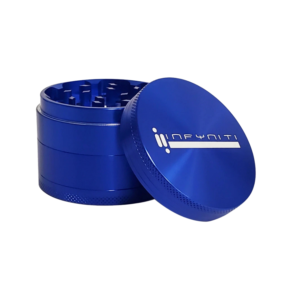 Infyniti Aluminum Grinder | 4pc | 63mm | Blue