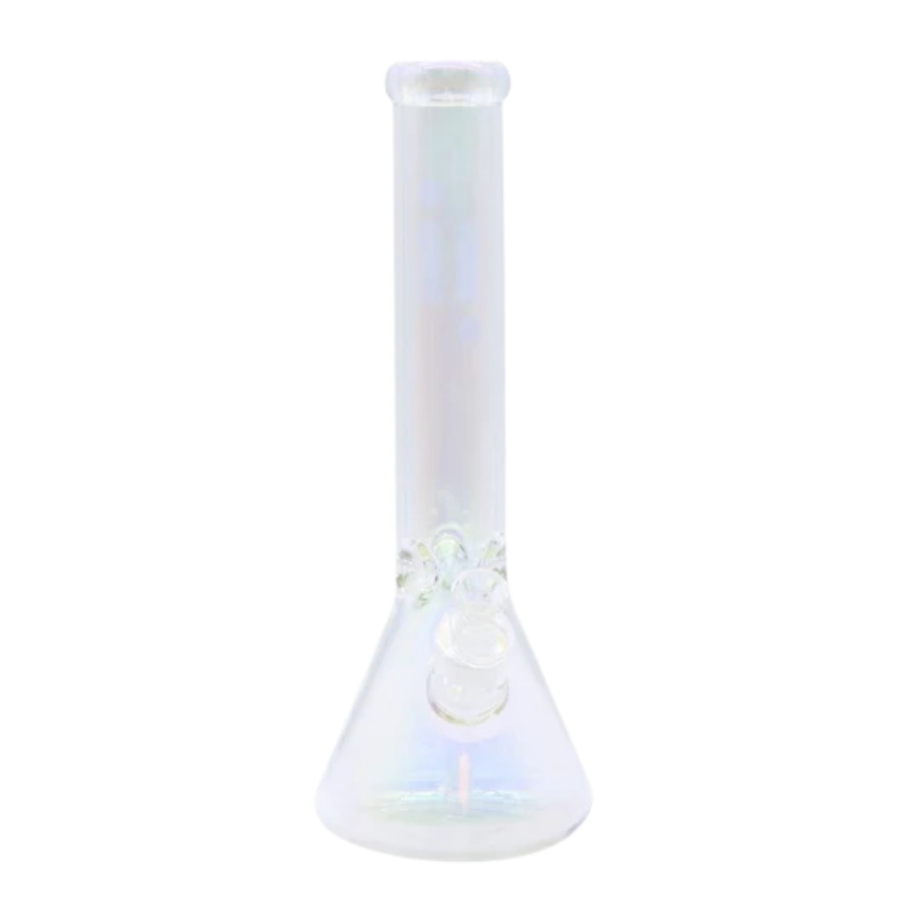 Infyniti Sunshine Beaker Bong | Clear Sunshine | Front View