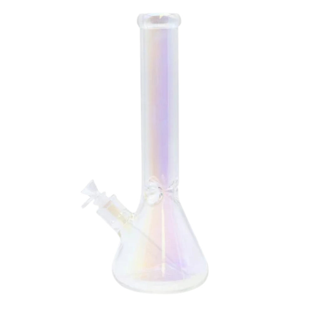 Infyniti Sunshine Beaker Bong | Clear Sunshine | Side View