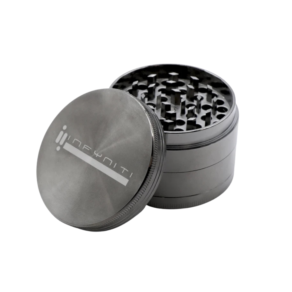 Infyniti Zinc Grinder | 4pc | 63mm | Gunmetal Gray