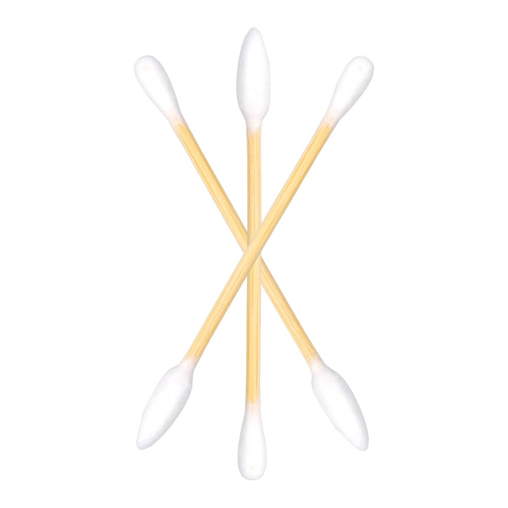 Piranha Slick Tips Cotton Swabs | Individual Swab View | Dual Tip Design