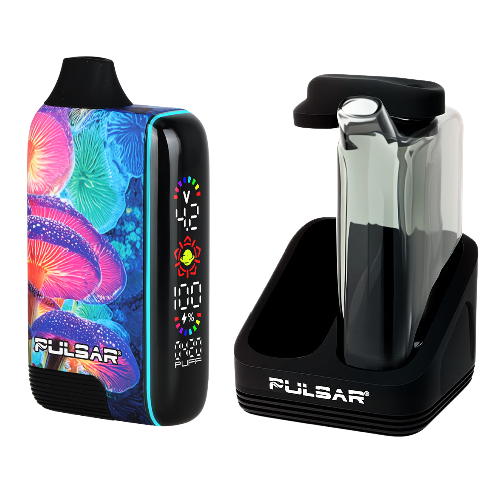 Pulsar 510 DL 5.0 Vape Bar & Dab Station Kit | Design Series | Shroom Glow