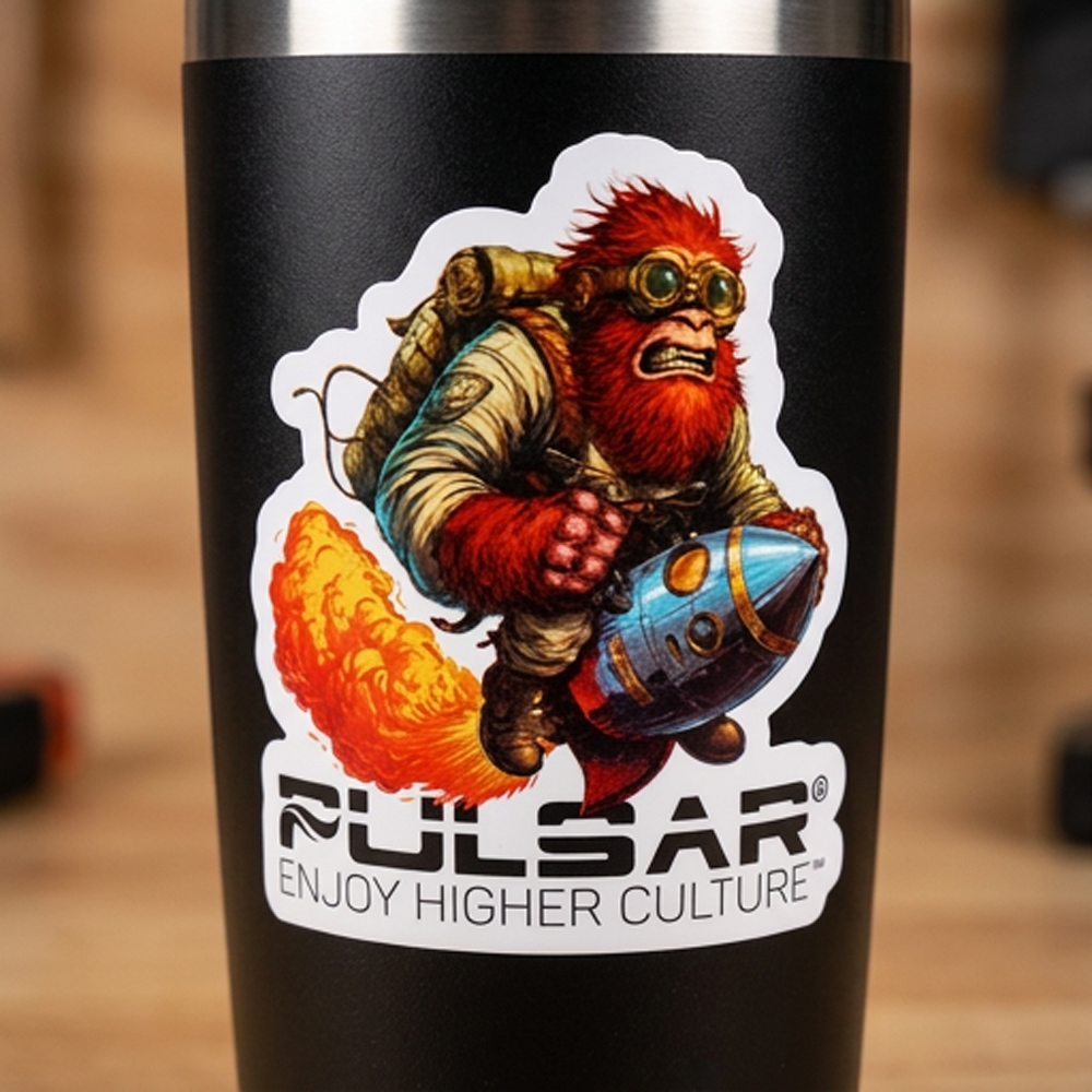 Pulsar Bigfoot Blast Die Cut Sticker