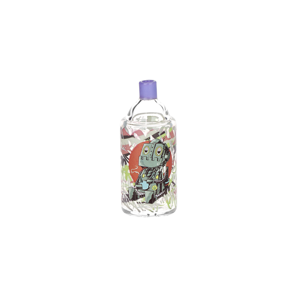 Pulsar Graffiti Series Spray Paint Herb Pipe Duo | DopeBot Design | Hand Pipe
