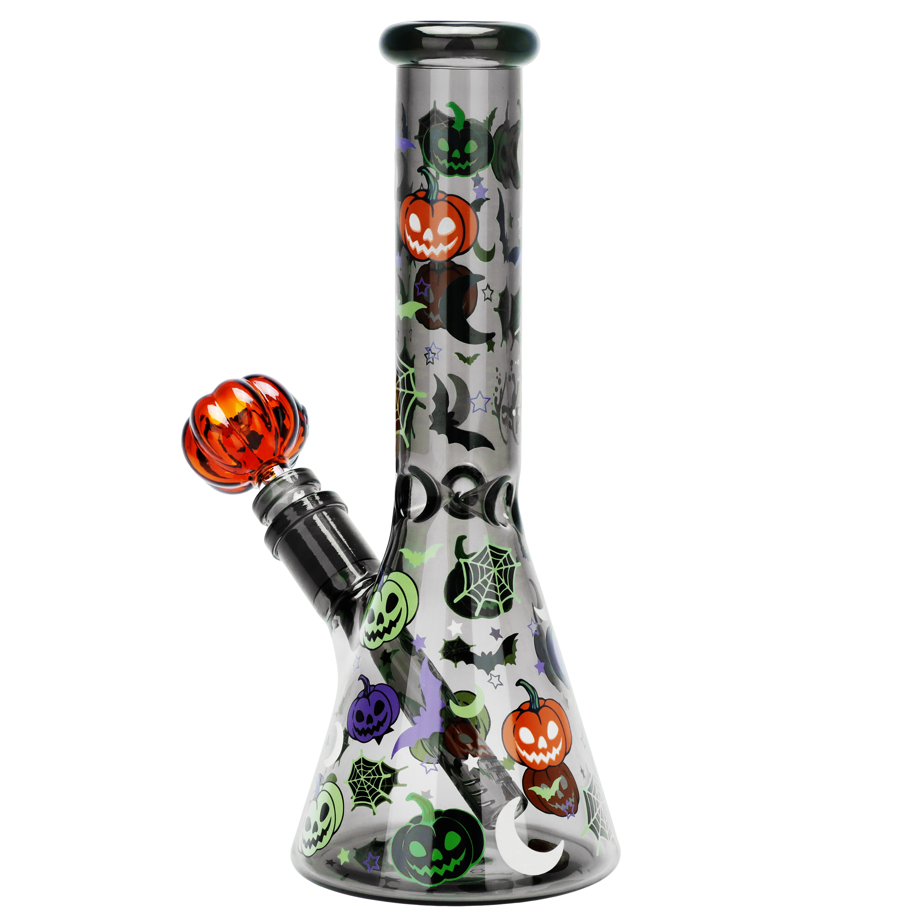 Pulsar Halloween Jamboree Beaker Herb Pipe Duo | Back View