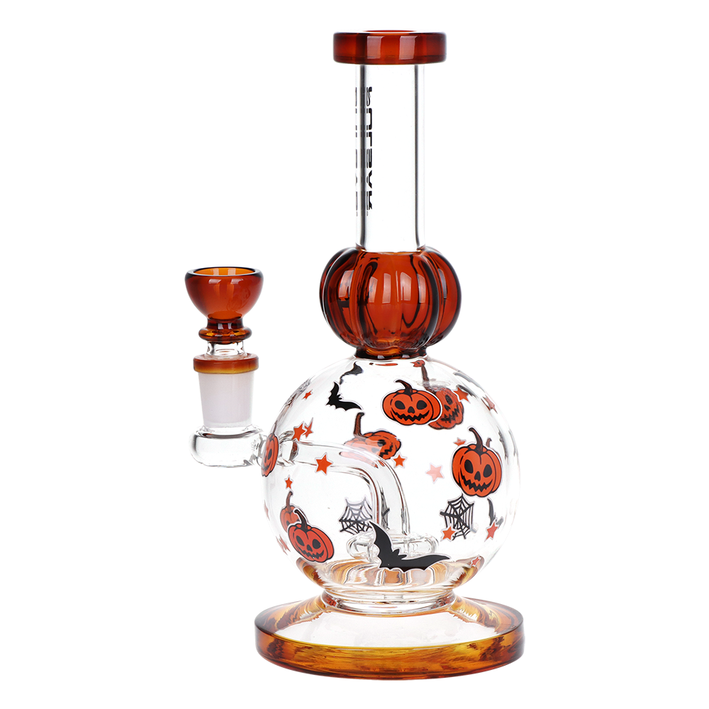 Pulsar Pumpkin Party Bubble Bong | Back View