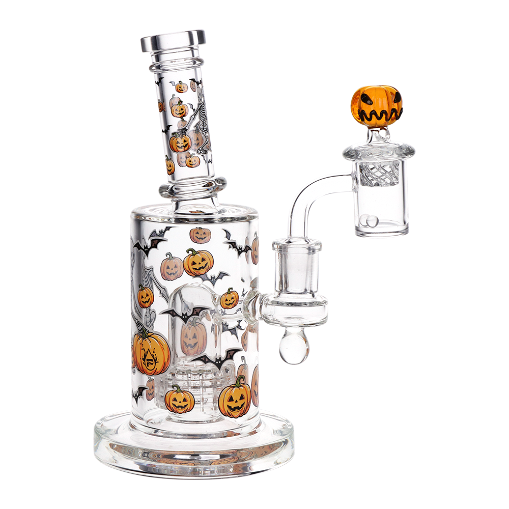 Pulsar Pumpkin Party Dab Rig Set | Front View