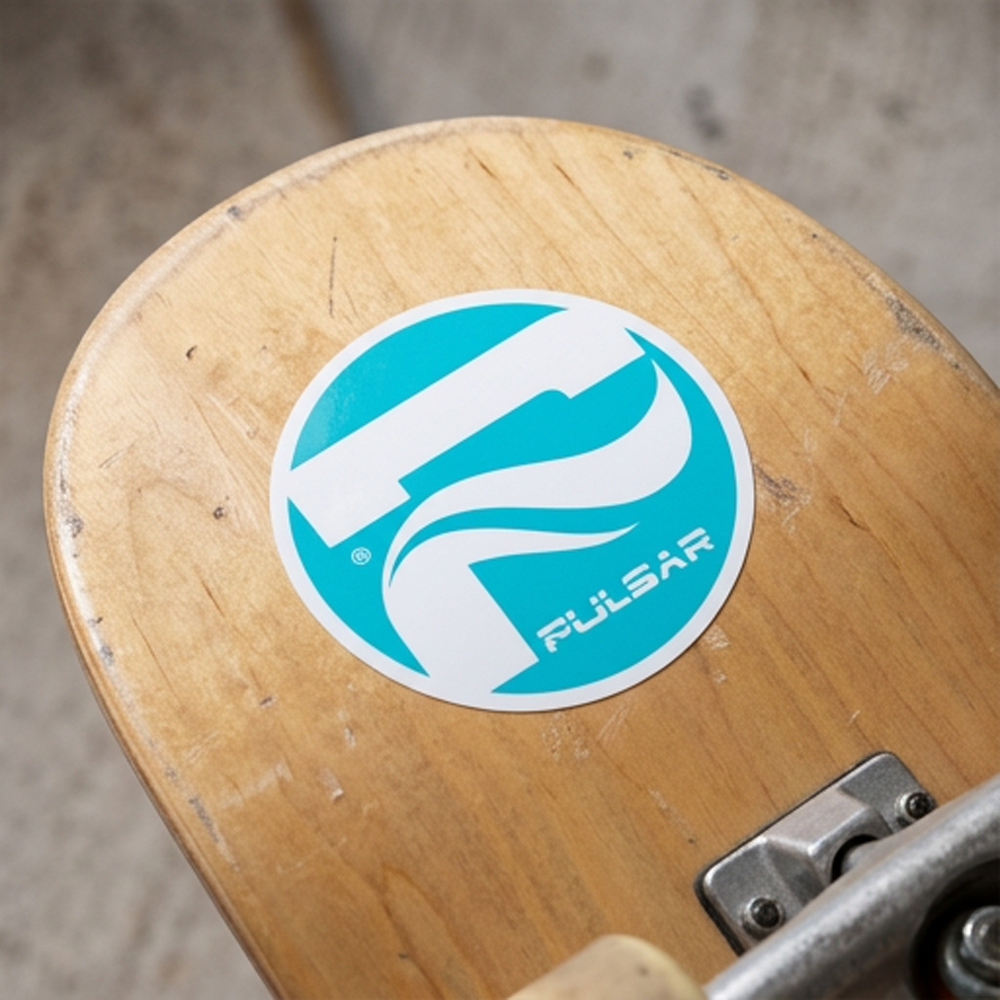 Pulsar Logo Round Sticker