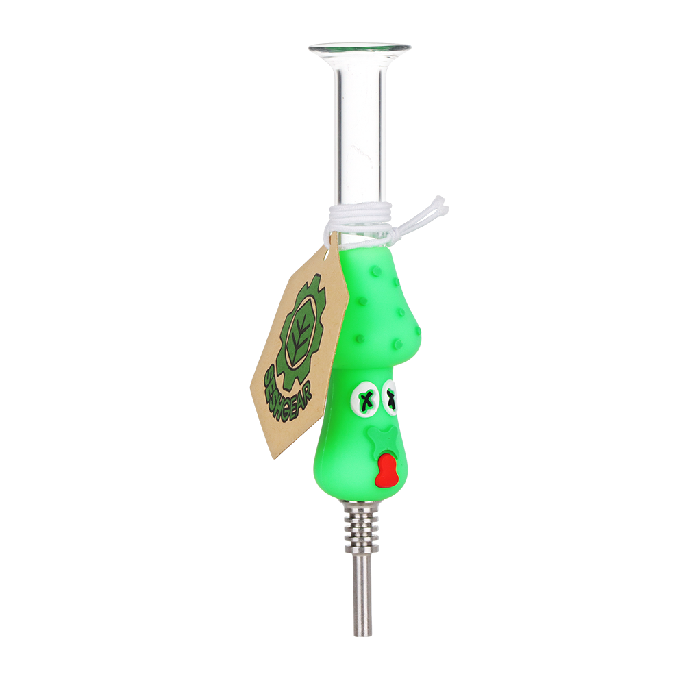 SeshGear Silly Shrooms Dab Straw Set | Side View