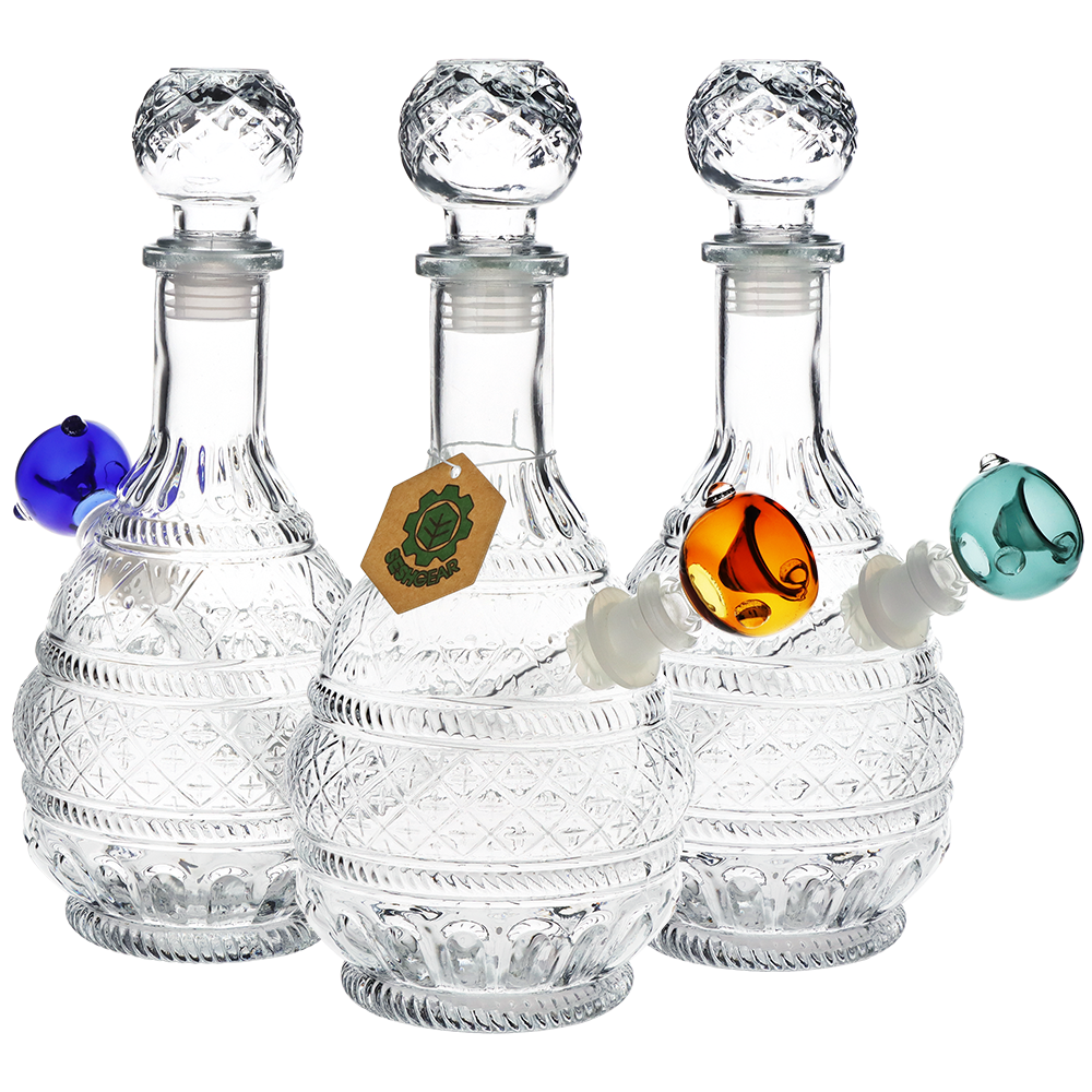 SeshGear Round Lotus Vintage Decanter Bong | Group