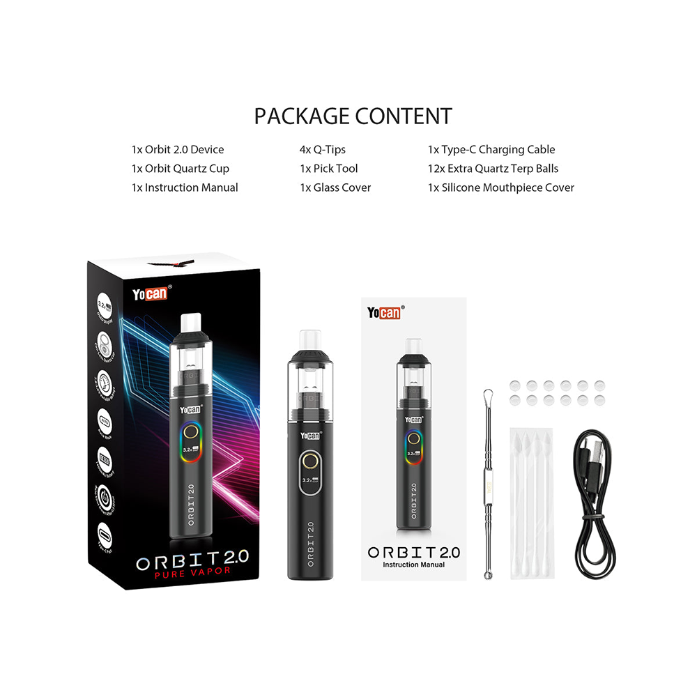 Yocan Orbit 2.0 Concentrate Vaporizer | Contents