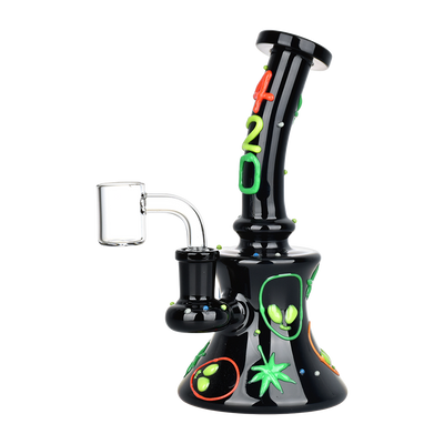 Leaf Wing Rig 420 Alien Leaf Dab Rig | Glow In The Dark Rigs - Pulsar – Pulsar Canada