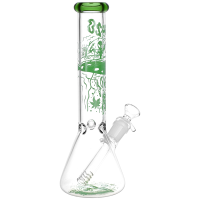 SeshGear 420 UFO Visitor Beaker Bong | Back View