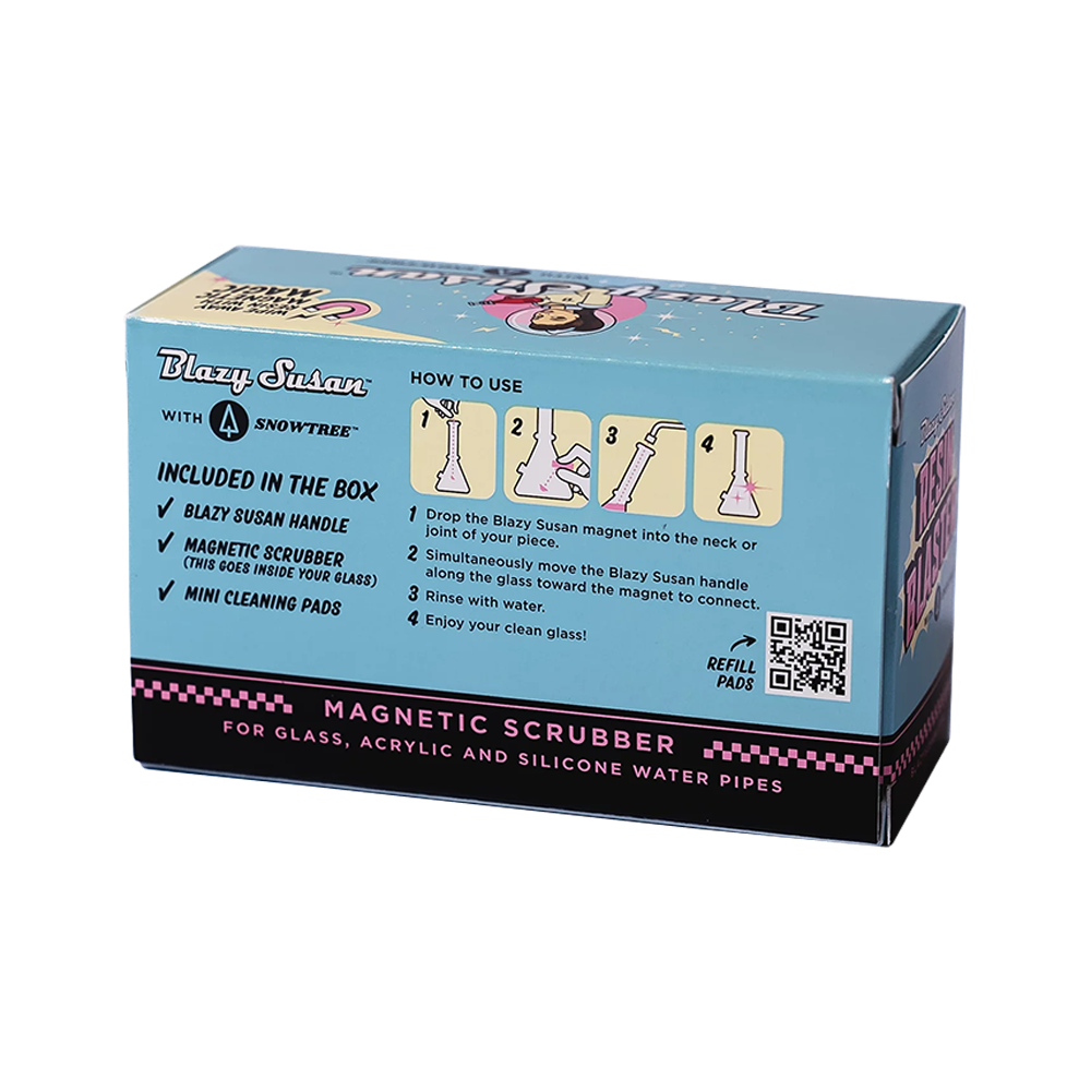 Blazy Susan Magnetic Resin Blaster Scrubber | Packaging | Back View