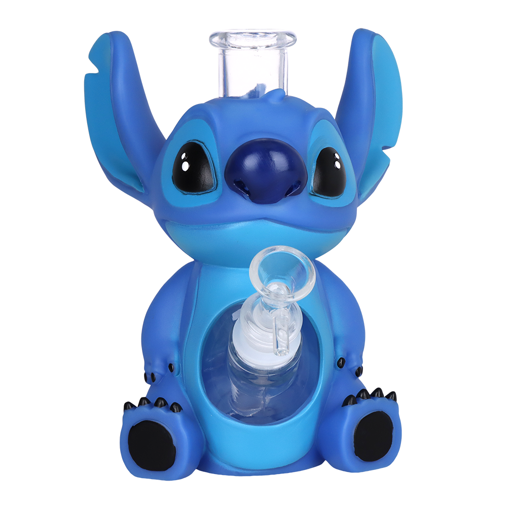 Blue Ohana Alien Bong | Front View