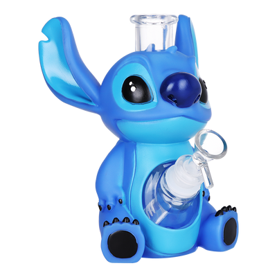 Blue Ohana Alien Bong | Side View
