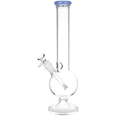 Classic Glass Bubble Base Bong | Large Size | Front View