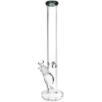 SeshGear Classic Glass Straight Tube Bong | Extra Large Size | Gray