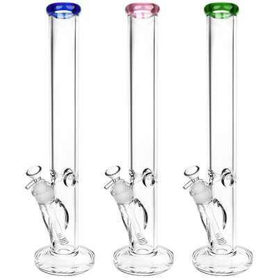 SeshGear Classic Glass Straight Tube Bong | Extra Large Size | Group