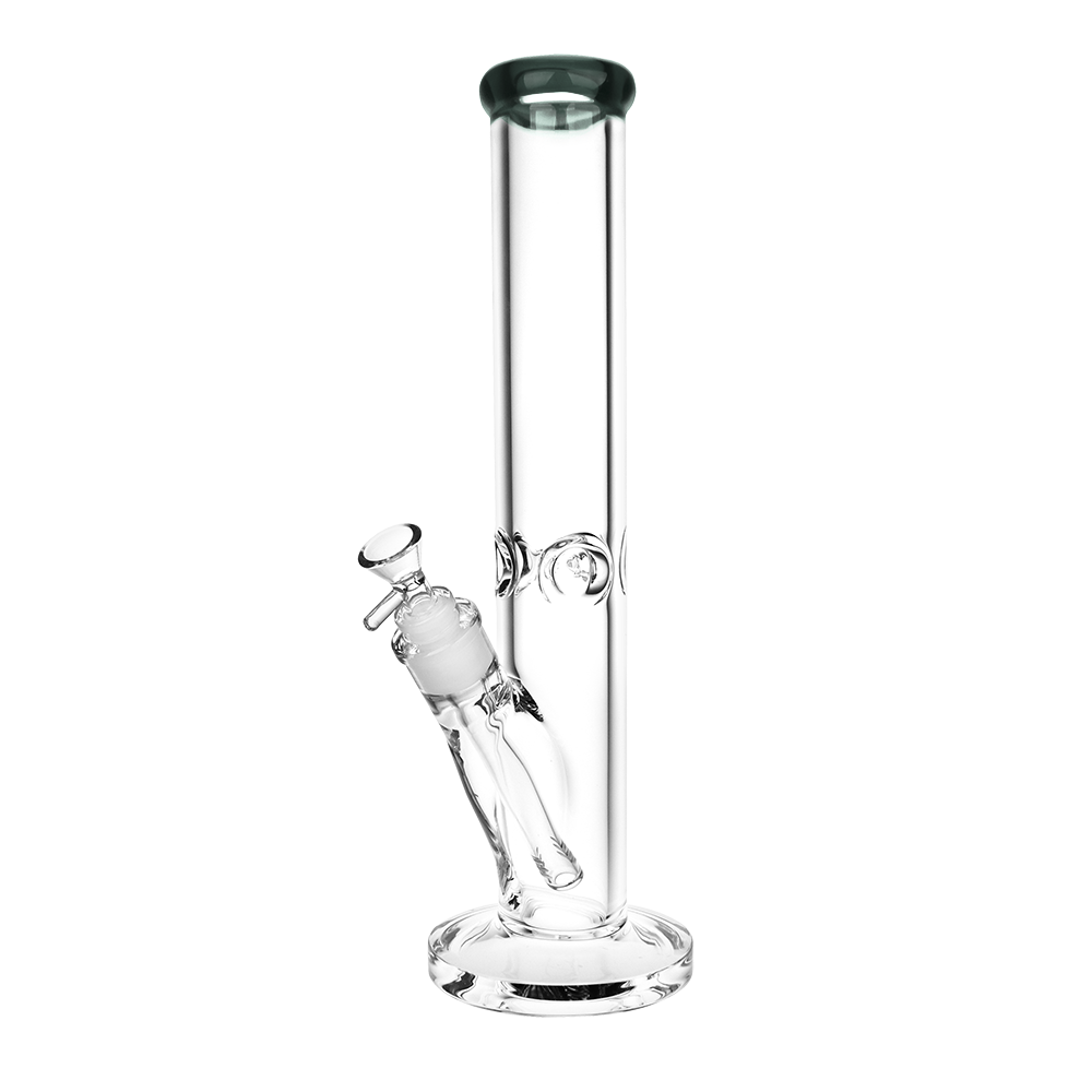SeshGear Classic Glass Straight Tube Bong | Large Size | Gray