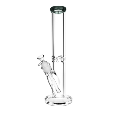 SeshGear Classic Glass Straight Tube Bong | Large Size | Gray