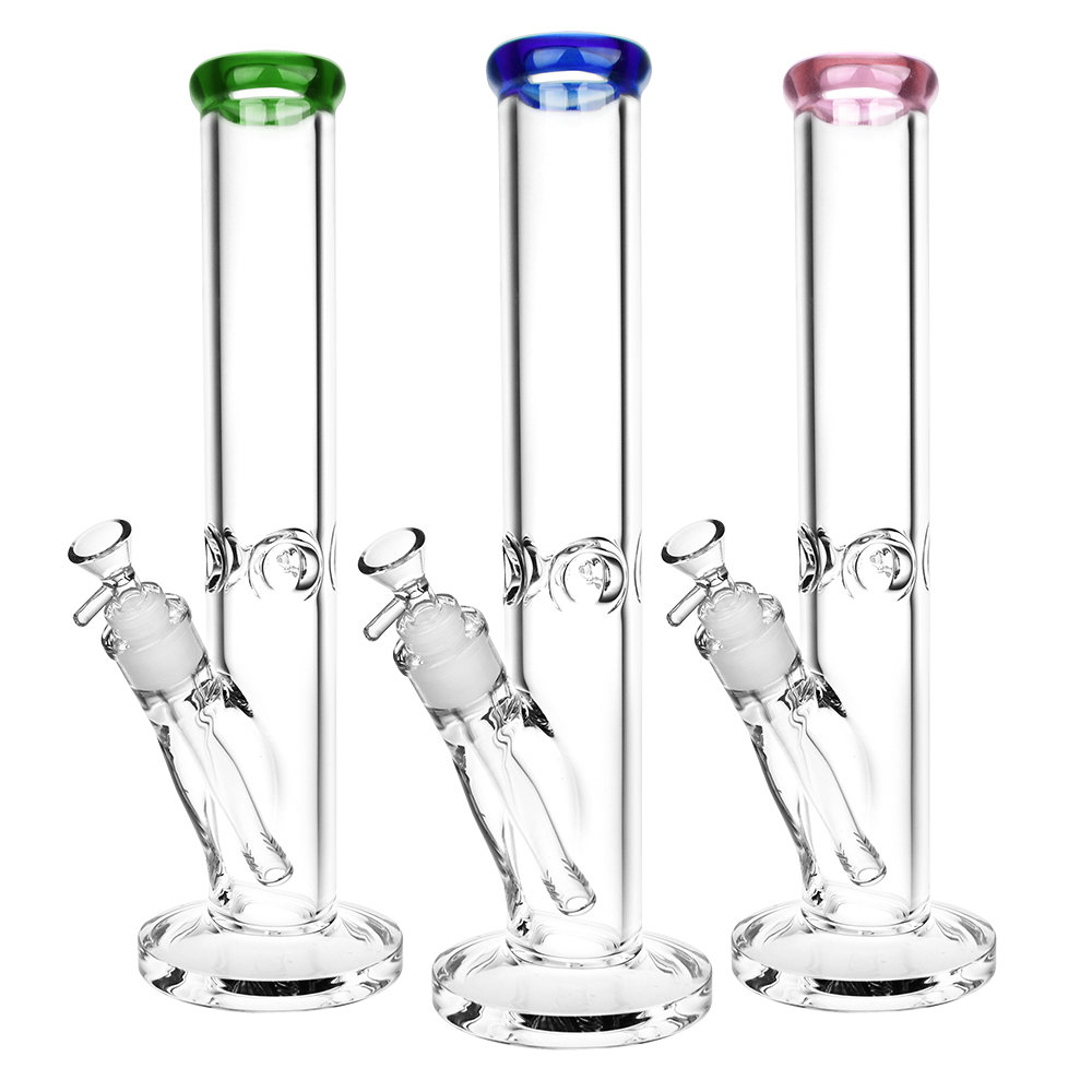 SeshGear Classic Glass Straight Tube Bong | Large Size | Group