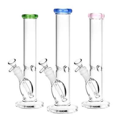 SeshGear Classic Glass Straight Tube Bong | Medium Size | Group