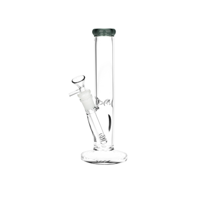 SeshGear Classic Glass Straight Tube Bong | Small Size | Gray