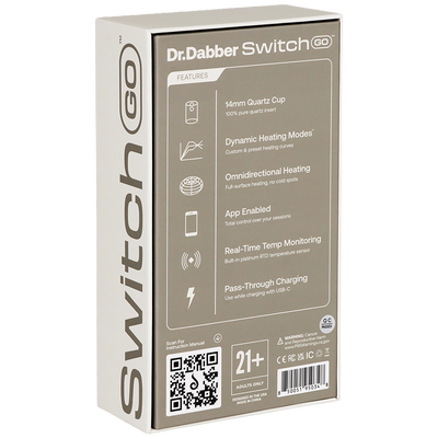 Dr. Dabber Switch GO™ eRig | Packaging Back View