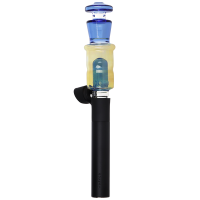 Fumed Bicolor Bubbler for Puffco Pivot | Unit In Use