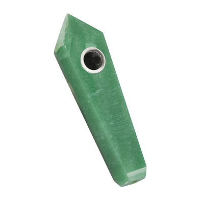 Gemstone Hand Pipe | Green Aventurine