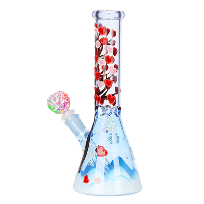 Heart Blossom Beaker Bong | Back View