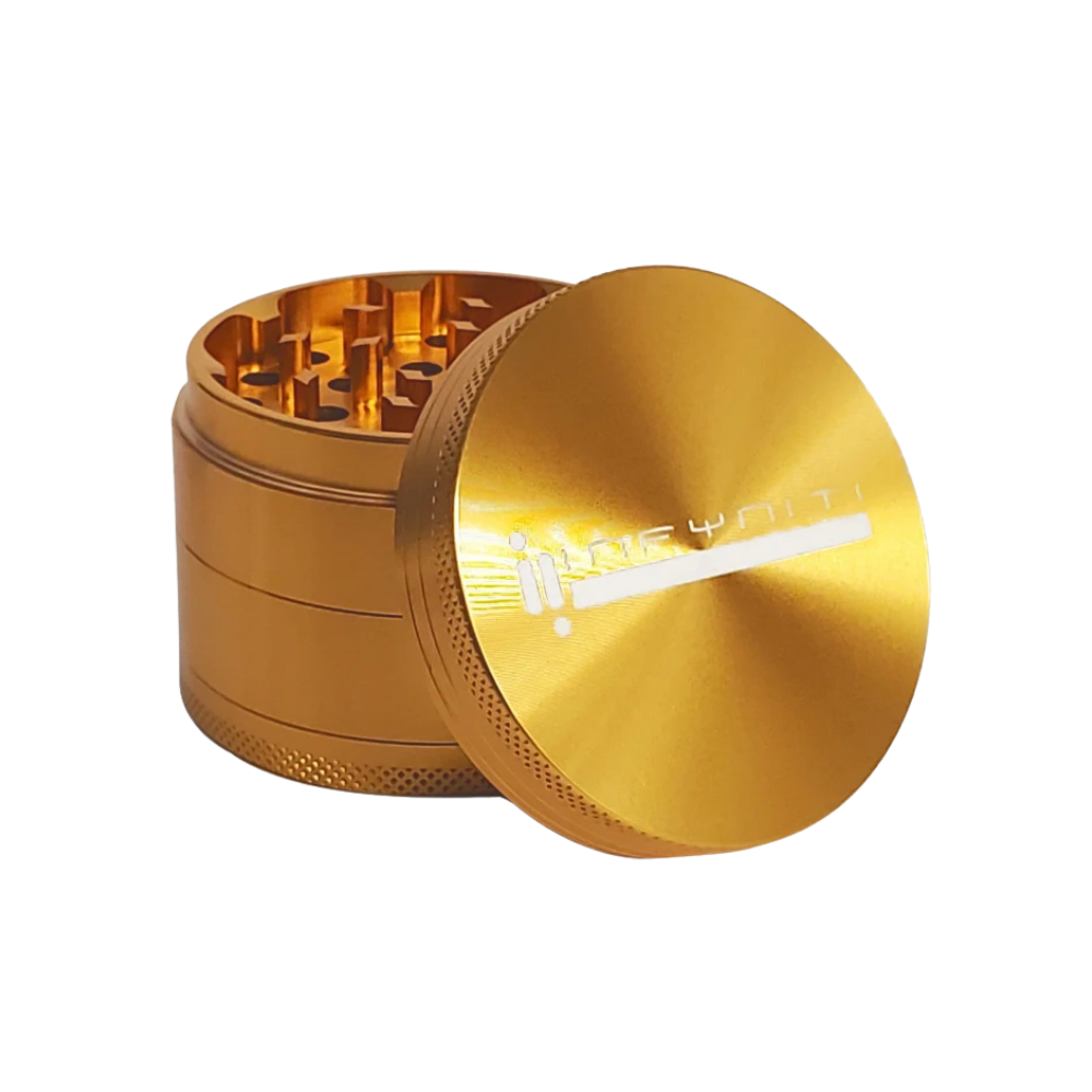 Infyniti Aluminum Grinder | 4pc | 63mm | Gold