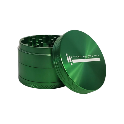 Infyniti Aluminum Grinder | 4pc | 63mm | Green
