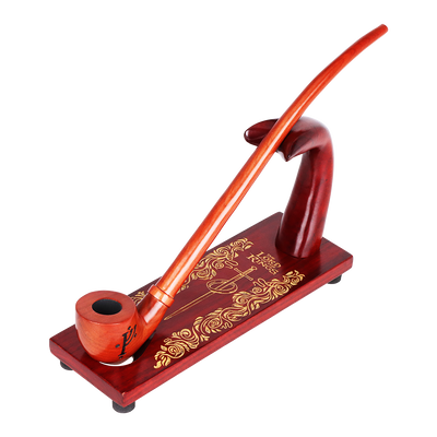 ISILDUR™ Pipe Stand | Shire Pipes™ x The Lord of the Rings™ | Frontal View with Pipe