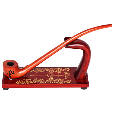 ISILDUR™ Pipe Stand | Shire Pipes™ x The Lord of the Rings™ | Side View with Pipe