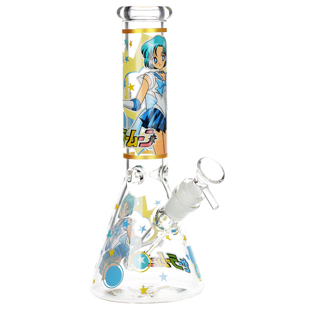 Stoner Moon Beaker Bong | Mercury | Front View
