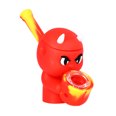 Little Devil Secret Stash Silicone Hand Pipe | Front View