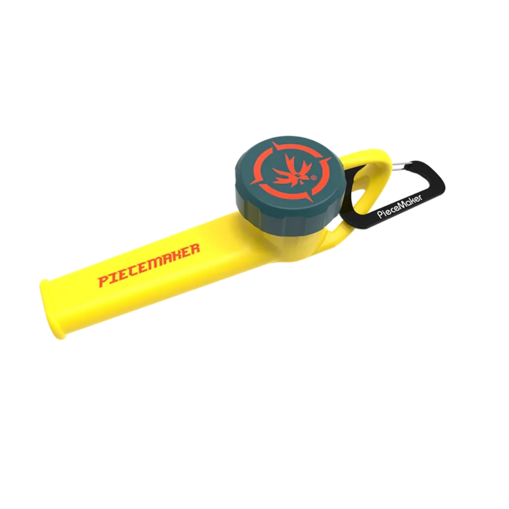 PieceMaker Karma Go! Silicone Hand Pipe | Free Solo Yellow