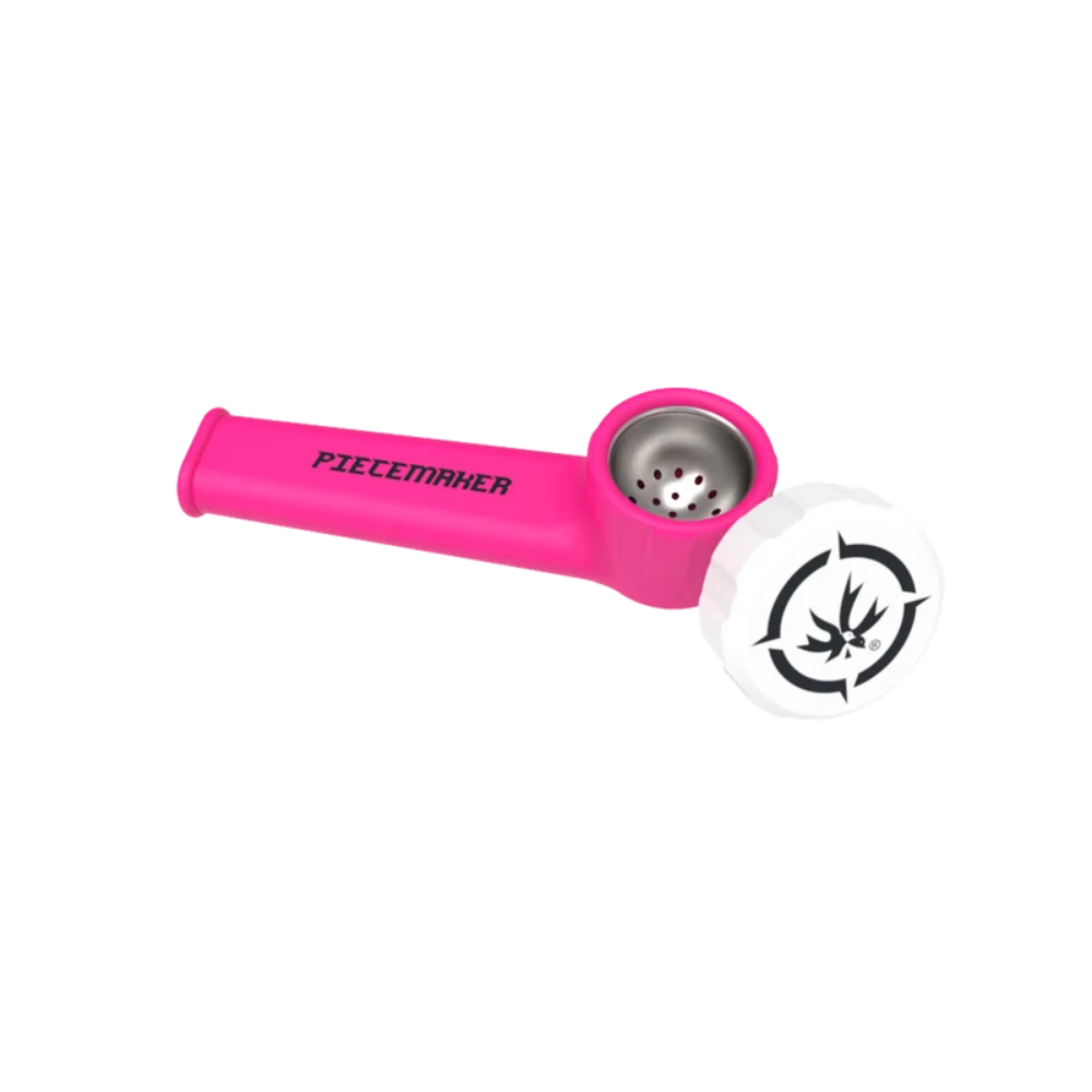 PieceMaker Karma Silicone Hand Pipe | Pantera Pink