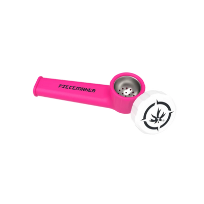PieceMaker Karma Silicone Hand Pipe | Pantera Pink