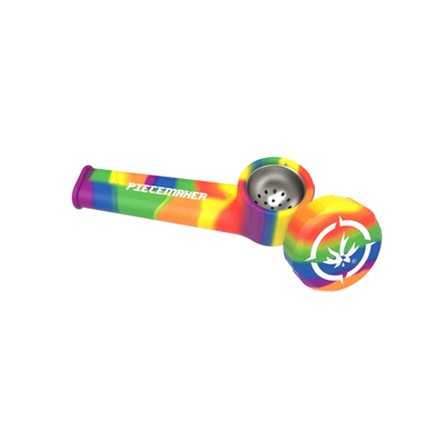 PieceMaker Karma Silicone Hand Pipe | Rainbow