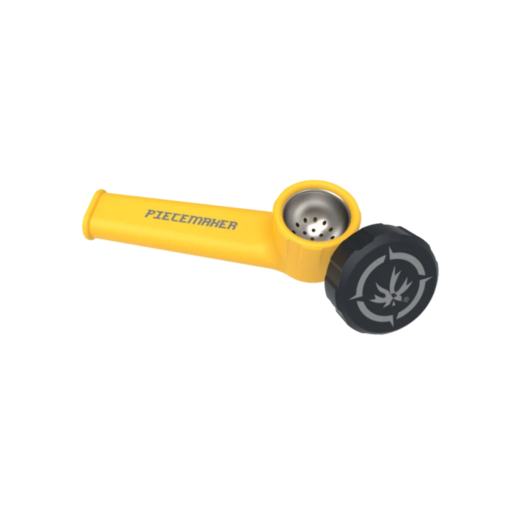 PieceMaker Karma Silicone Hand Pipe | Shaolin Yellow