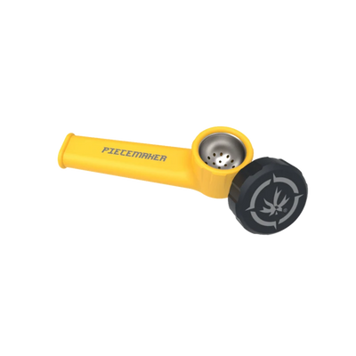 PieceMaker Karma Silicone Hand Pipe | Shaolin Yellow