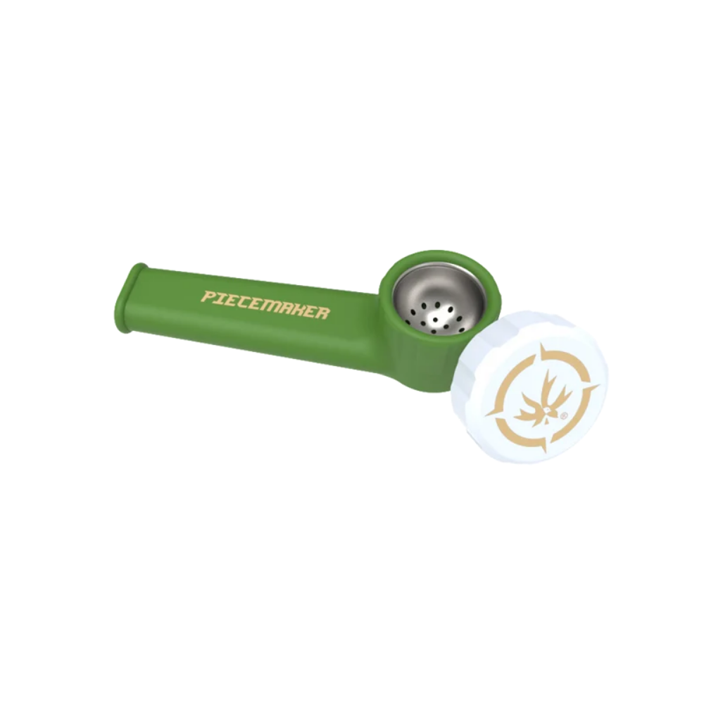 PieceMaker Karma Silicone Hand Pipe | SVSM Green