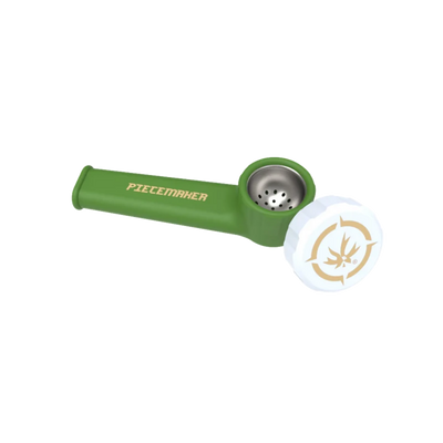 PieceMaker Karma Silicone Hand Pipe | SVSM Green