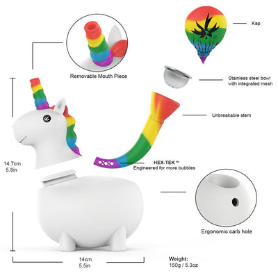 Piecemaker UniKorn Silicone Bong | Pieces