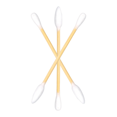 Piranha Slick Tips Cotton Swabs | Individual Swab View | Dual Tip Design