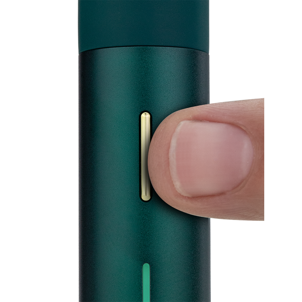 Puffco Pivot Concentrate Vaporizer | Pine | Button View
